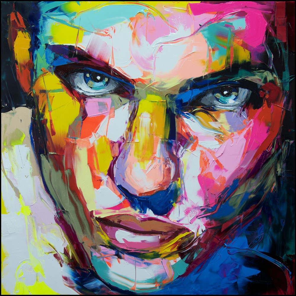 Francoise Nielly Portrait Palette Painting Expression Face217